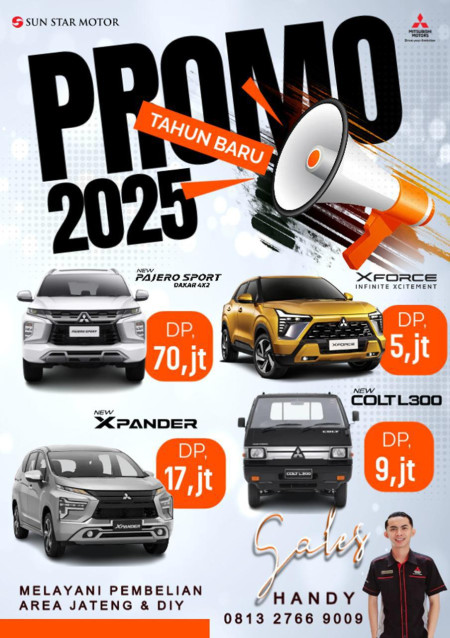 Promo Tahun Baru 2025 Mitsubishi Purwokerto!