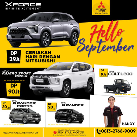 Promo Mitsubishi Purwokerto - Hello September!